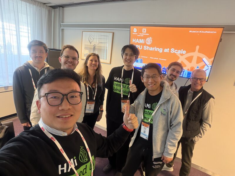 与 CNCF TOC、Red Hat、vLLM 社区分享交流 GPU Sharing